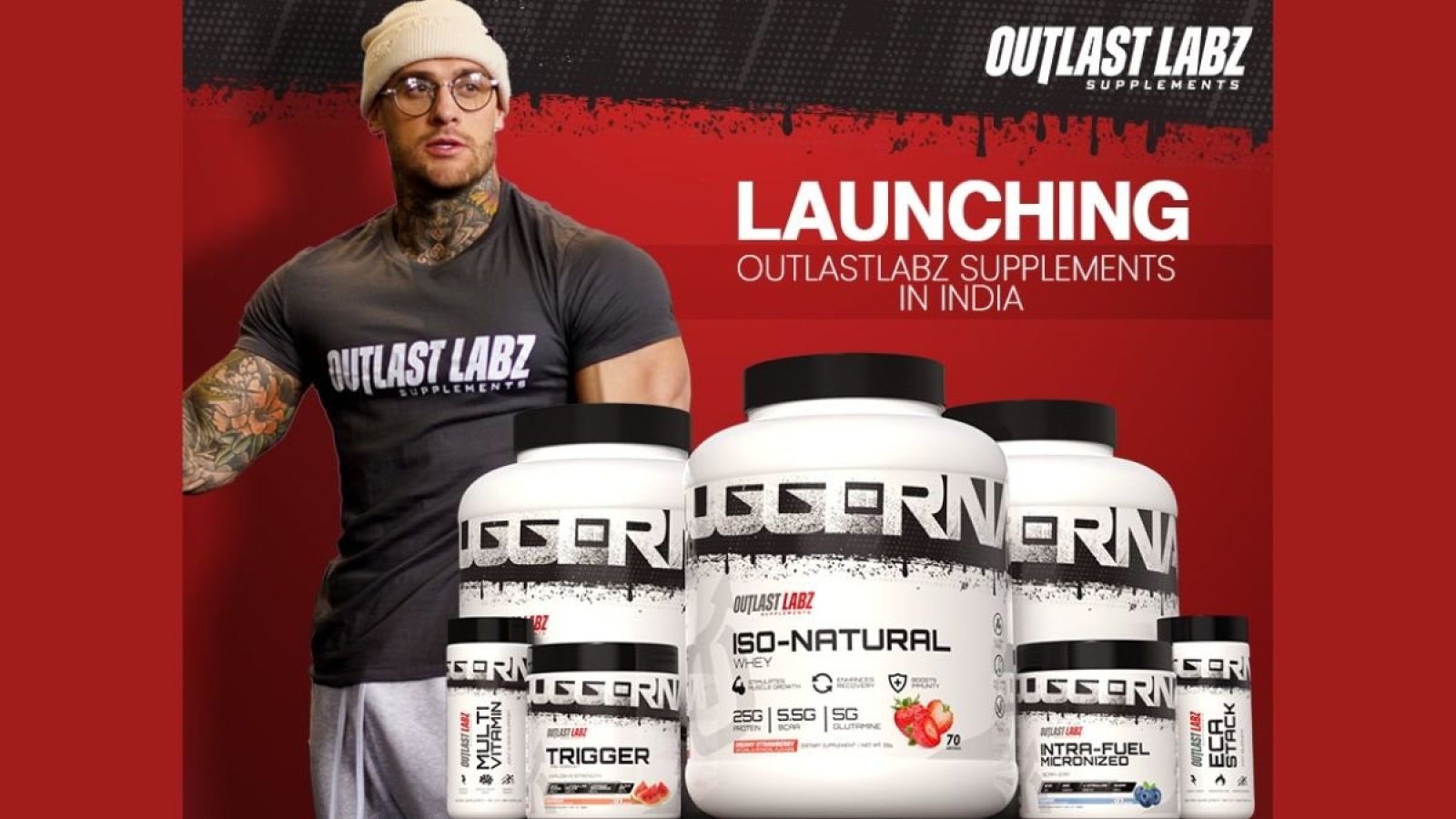 Outlast Labz USA Launches in India, Offering Premium Fitness Supplements